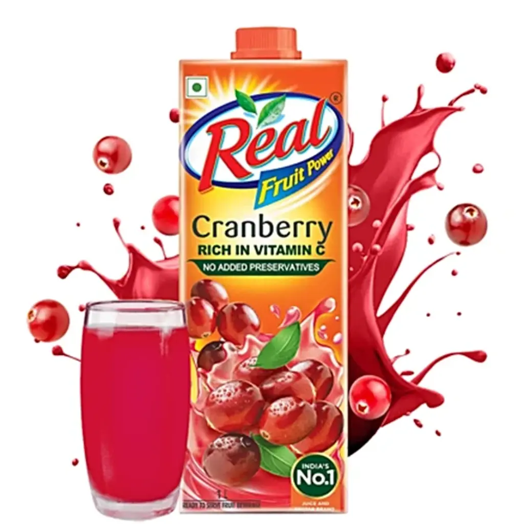 Real Fruit Power Cranberry Fruit Juice