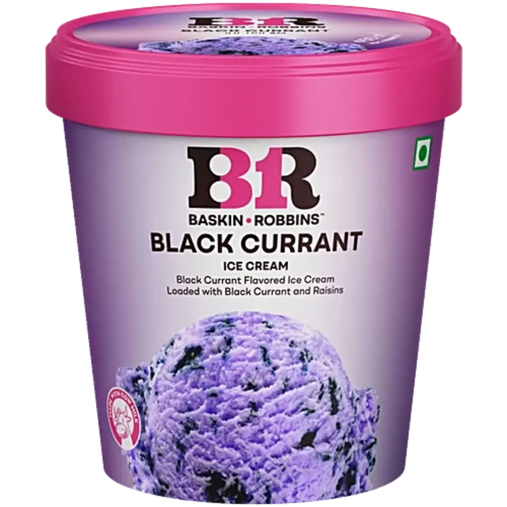 Baskin Robbins Ice Cream Blackcurrent