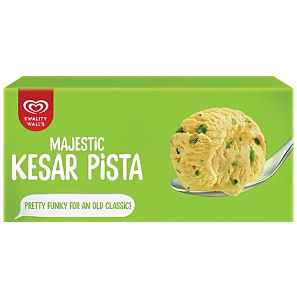 Kwality Wall's Frozen Dessert - Majestic Kesar Pista