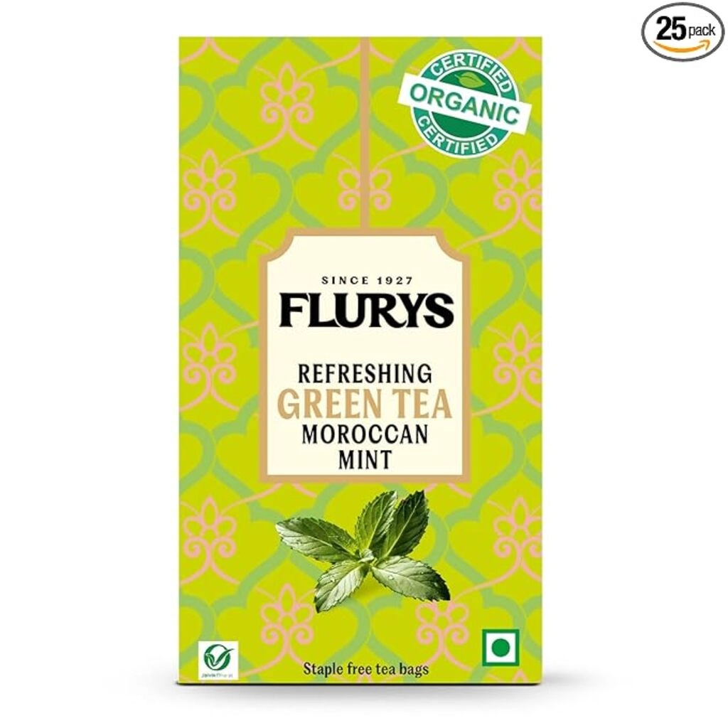 Flurys Tea Bag Green Tea Moroccan Mint