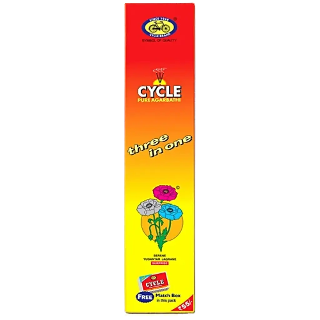 Cycle 3 In 1 Agarbatti 88 Gm