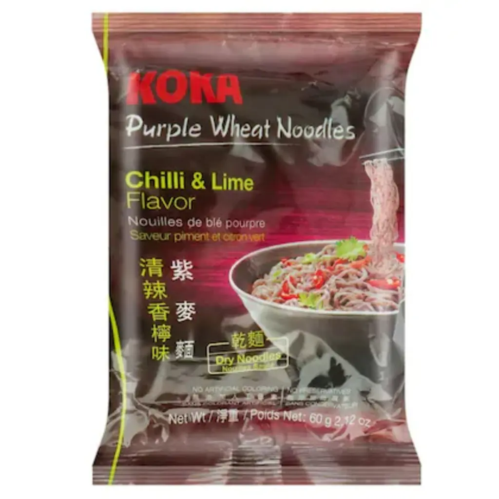 Koka Chilli and Lime Purple Wheat Noodle