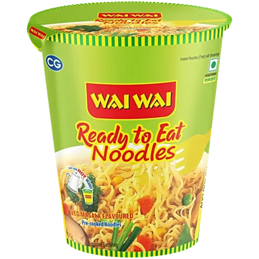 Wai Wai 1-2-3 Cup Noodles Vegetarian