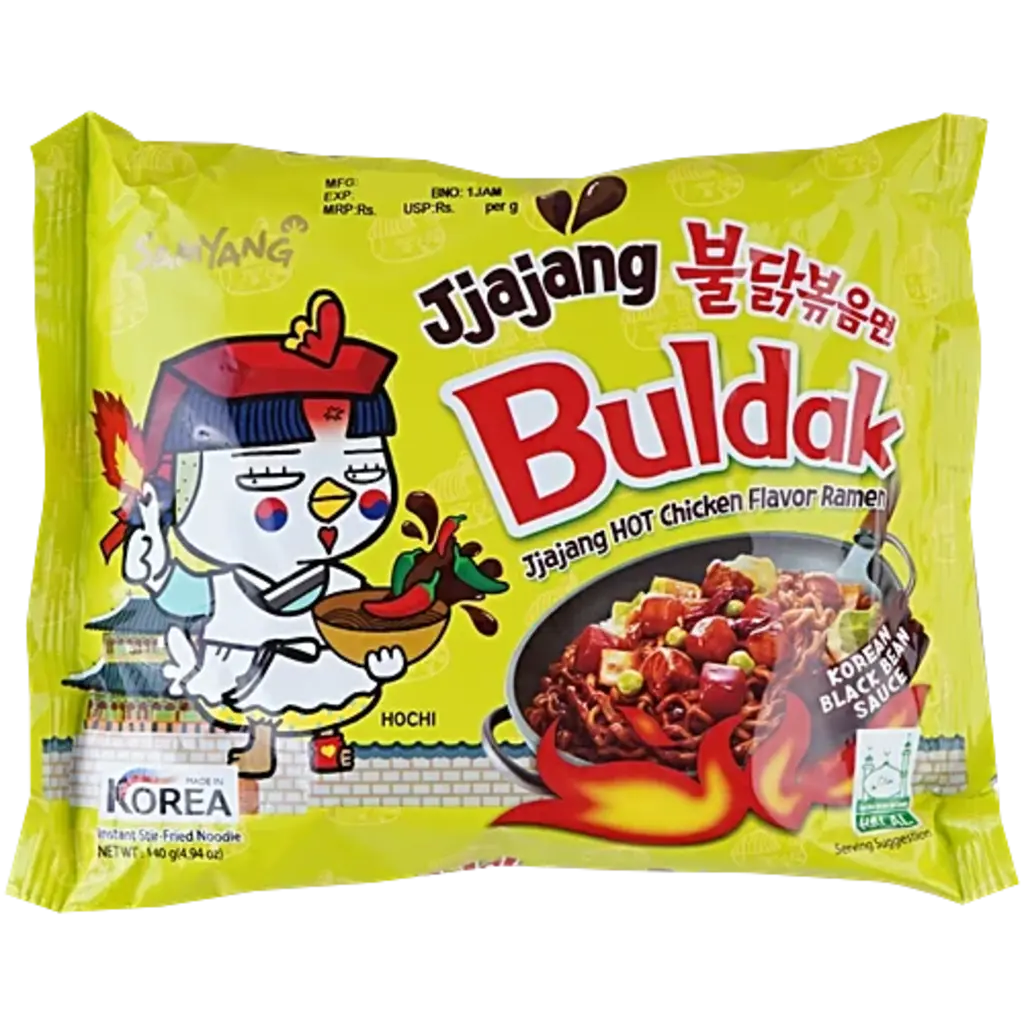 Samyang Jjajang Hot Chicken Flavor Ramen Noodles