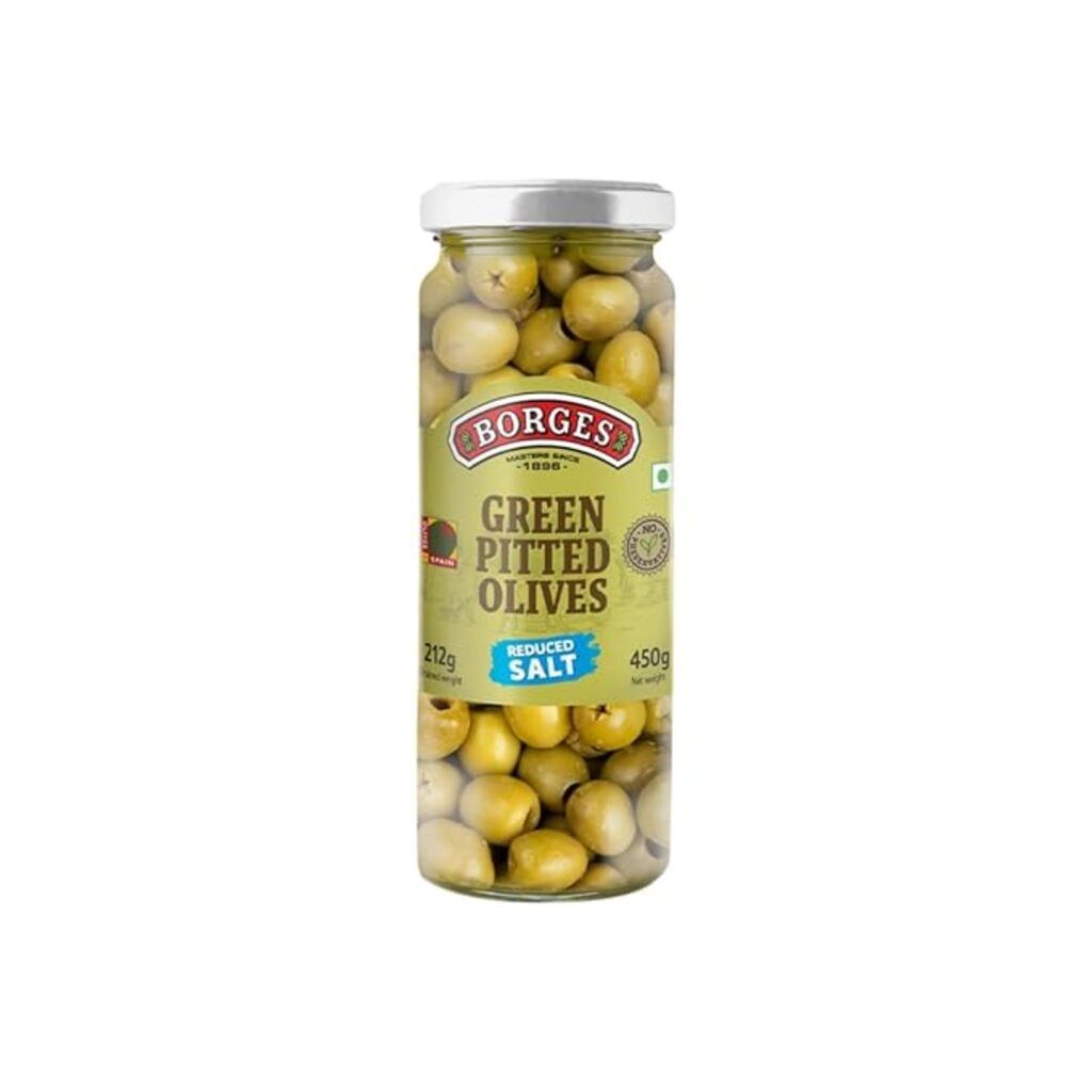 Borges Green Pitted Olives