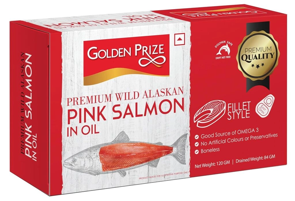 Golden Prize Pink Salmon Fillets in Oil