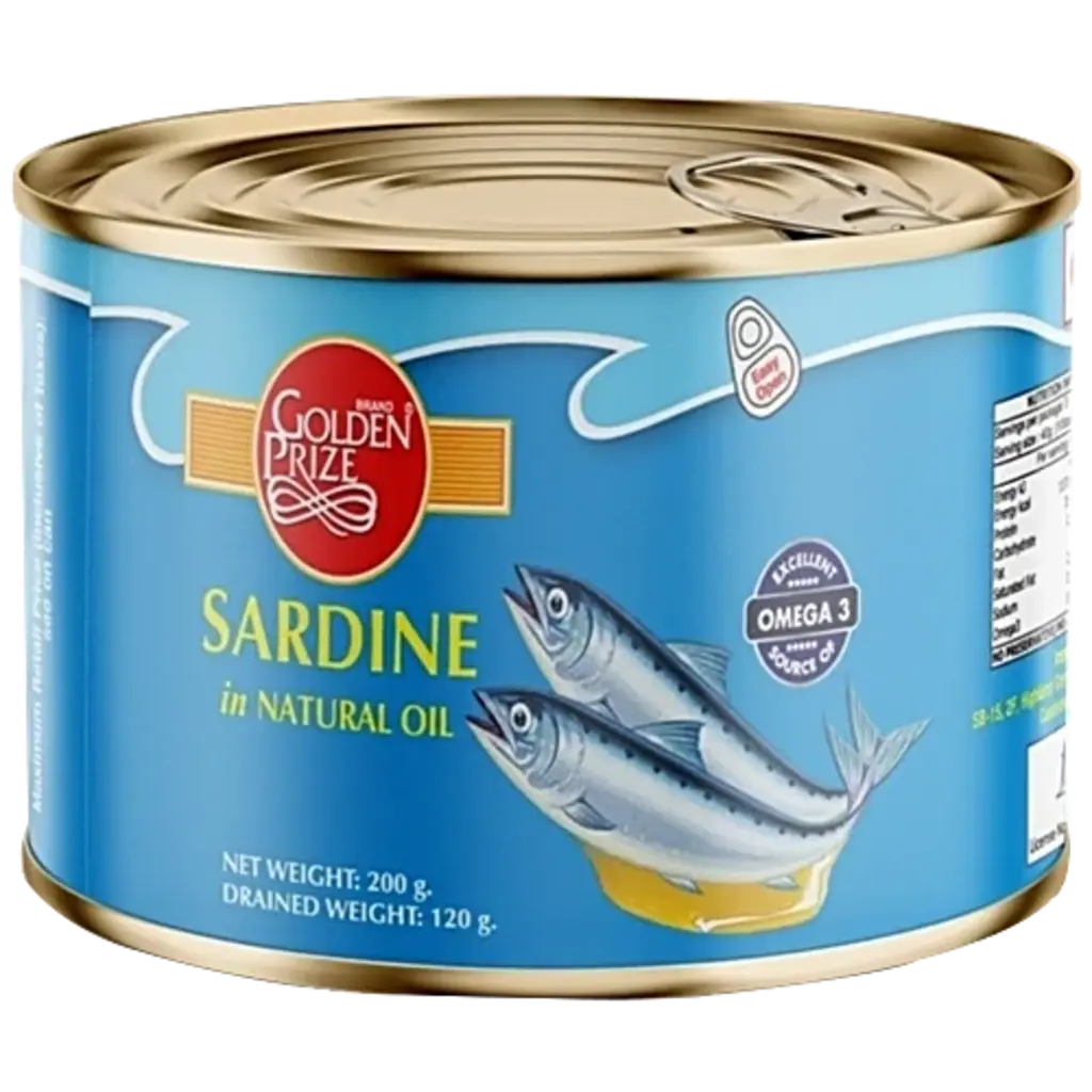 Golden Prize Canned Sardine in Natural Oil