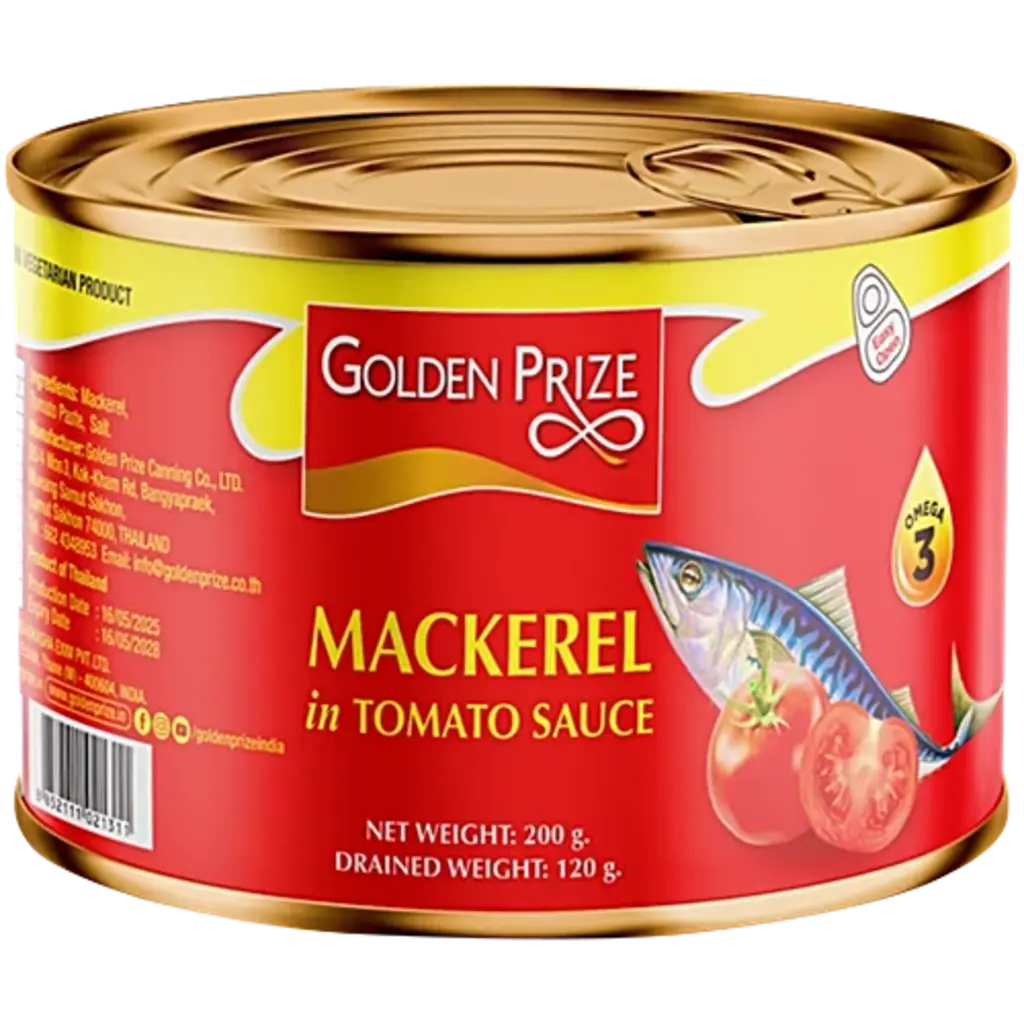 Golden Prize Canned Mackerel In - Tomato Sauce