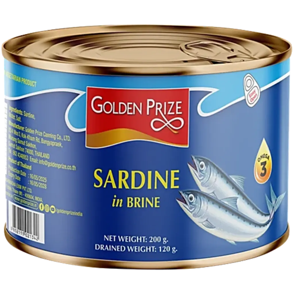 Golden Prize Canned Sardine In Brine