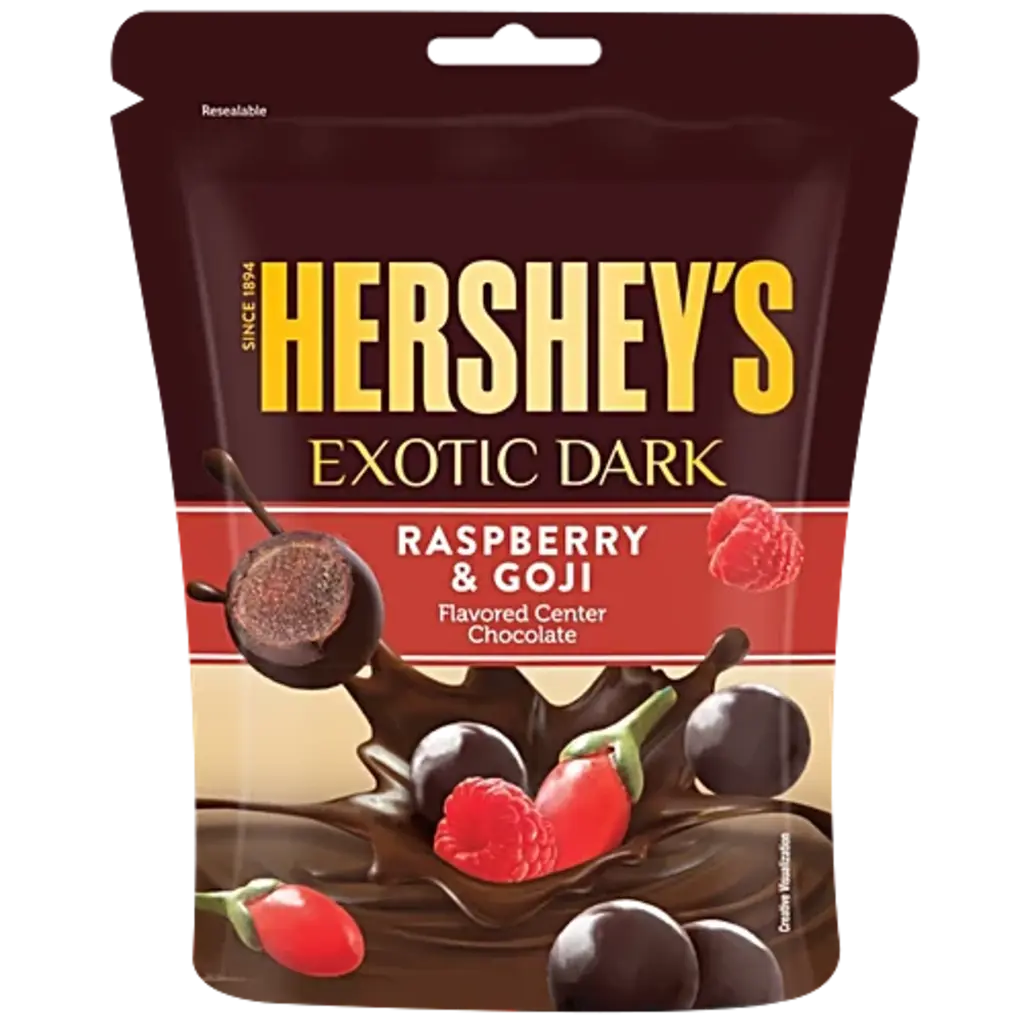 Hershey's Exotic Dark Chocolate Raspberry & Goji