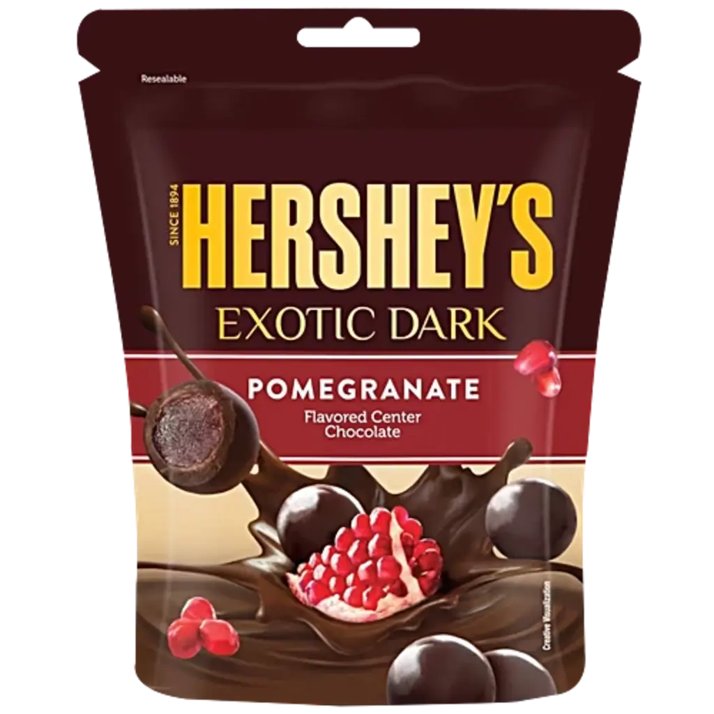 Hershey's Exotic Dark Flavored Center Chocolates - Pomegranate