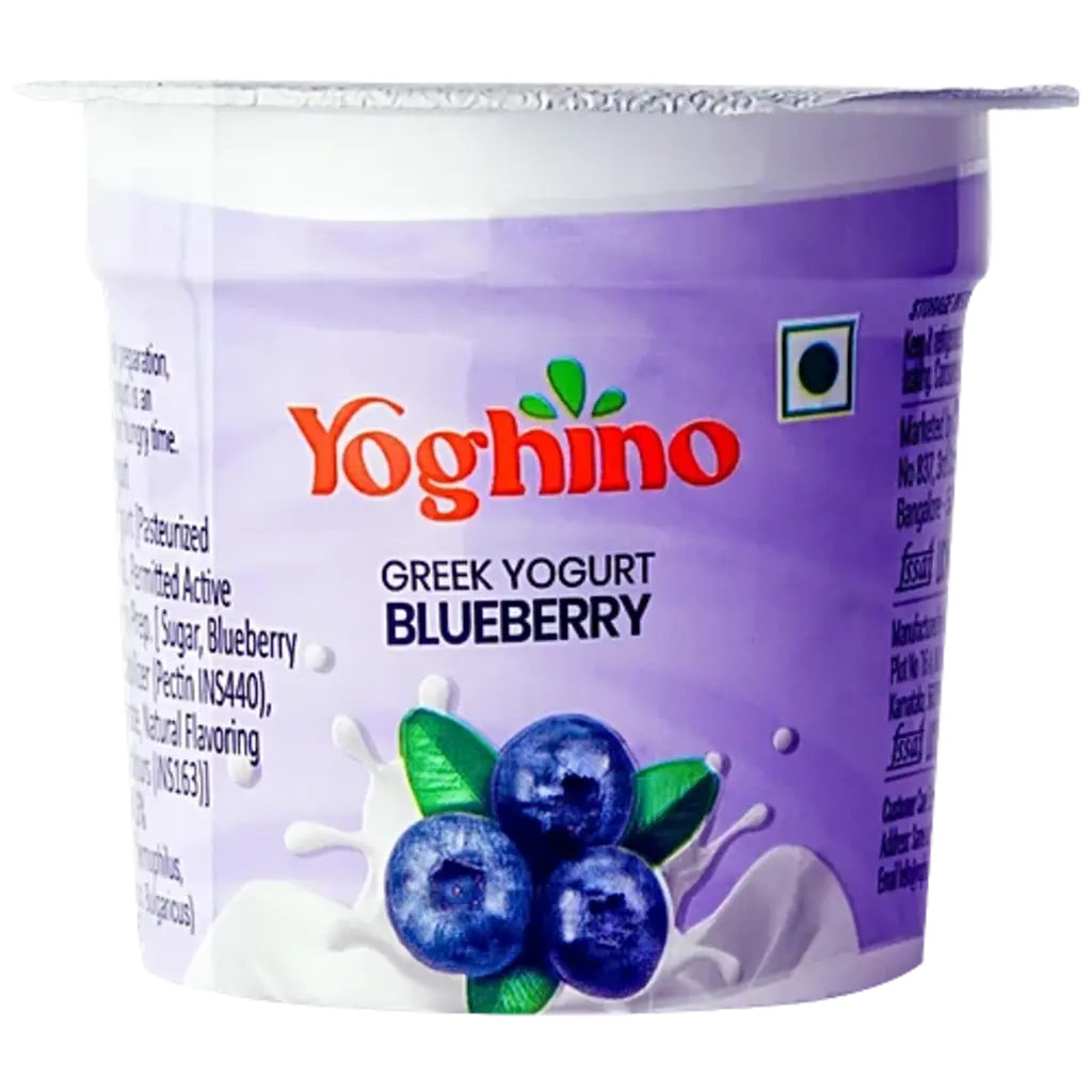 Yoghino Greek Yogurt - Blueberry