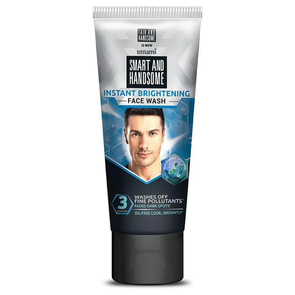 Emami Smart and Handsome Instant Brightening Face Wash for Men