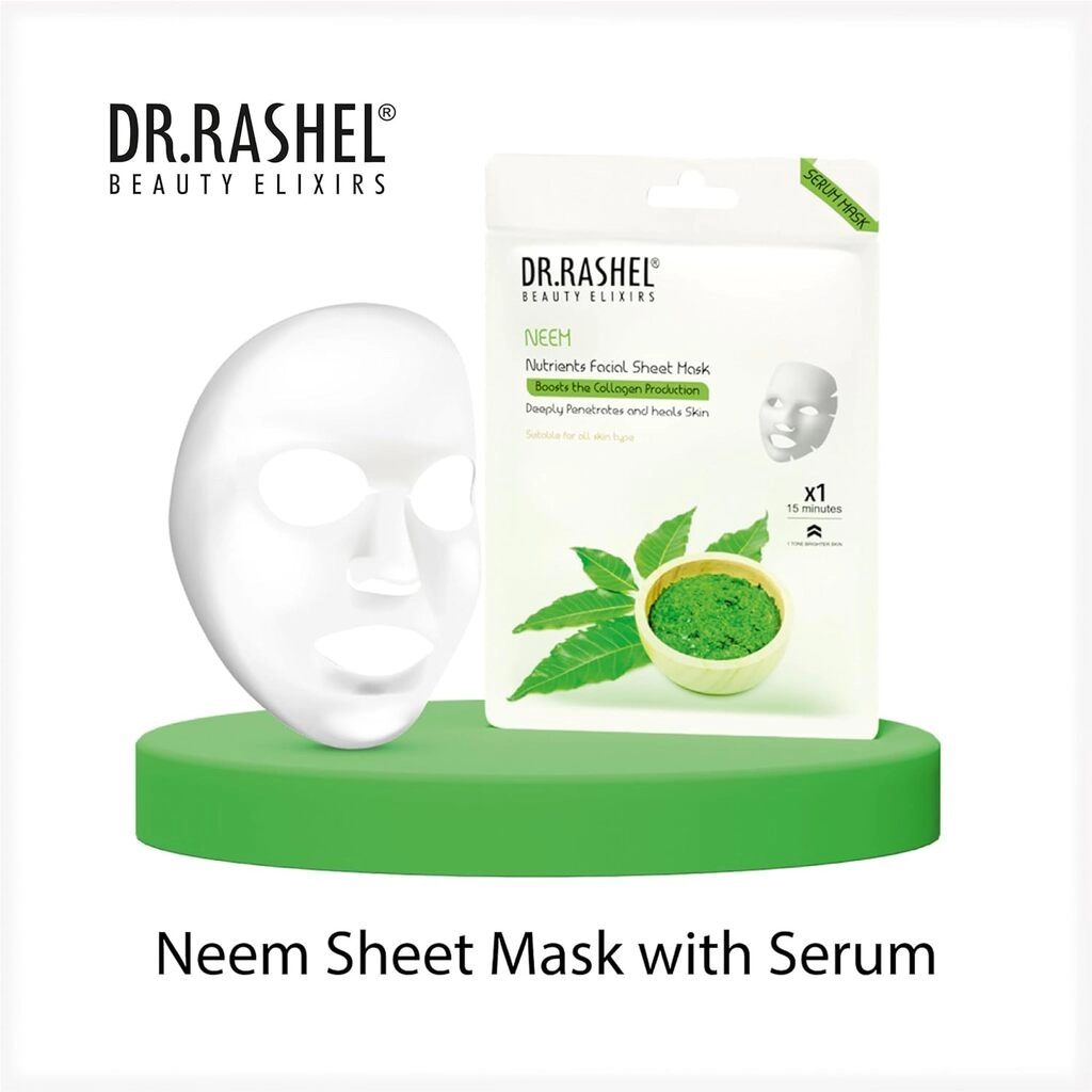 DR.RASHEL Neem Face Sheet Mask With Serum