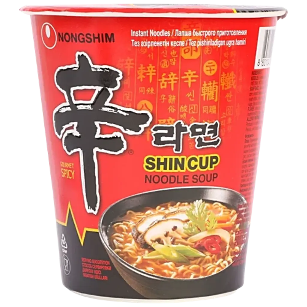 Nongshim Shin Cup Noodle Soup - Gourmet Spicy