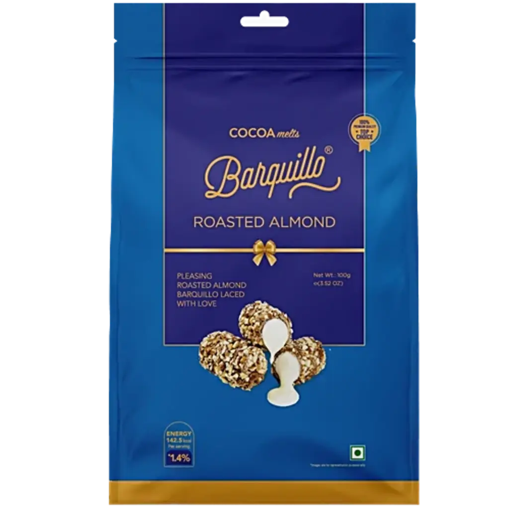 Barquillo Cocoa Melts Roasted Almond Chocolate