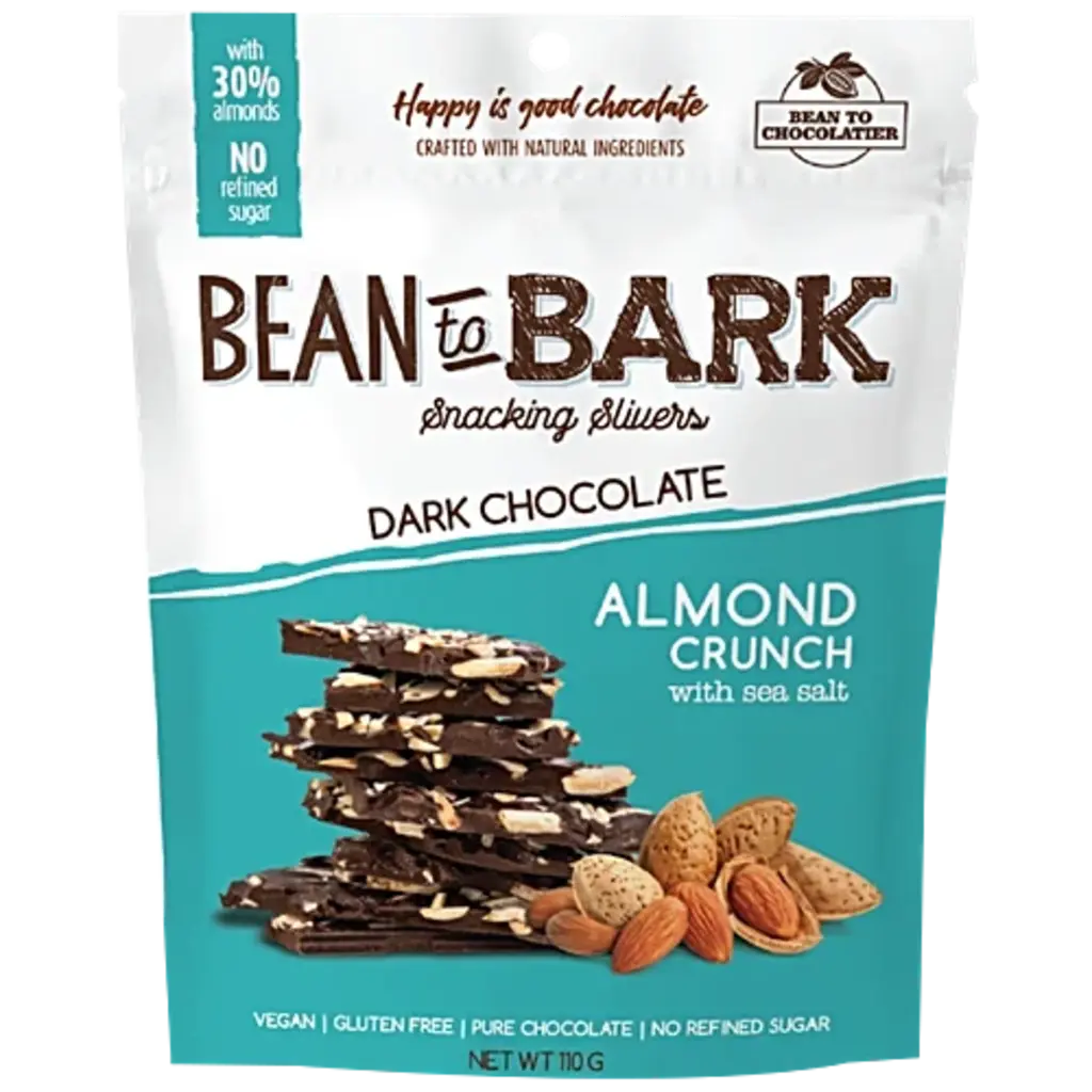 Bean To Chocolatier Bean To Bark Dark Chocolate Almond