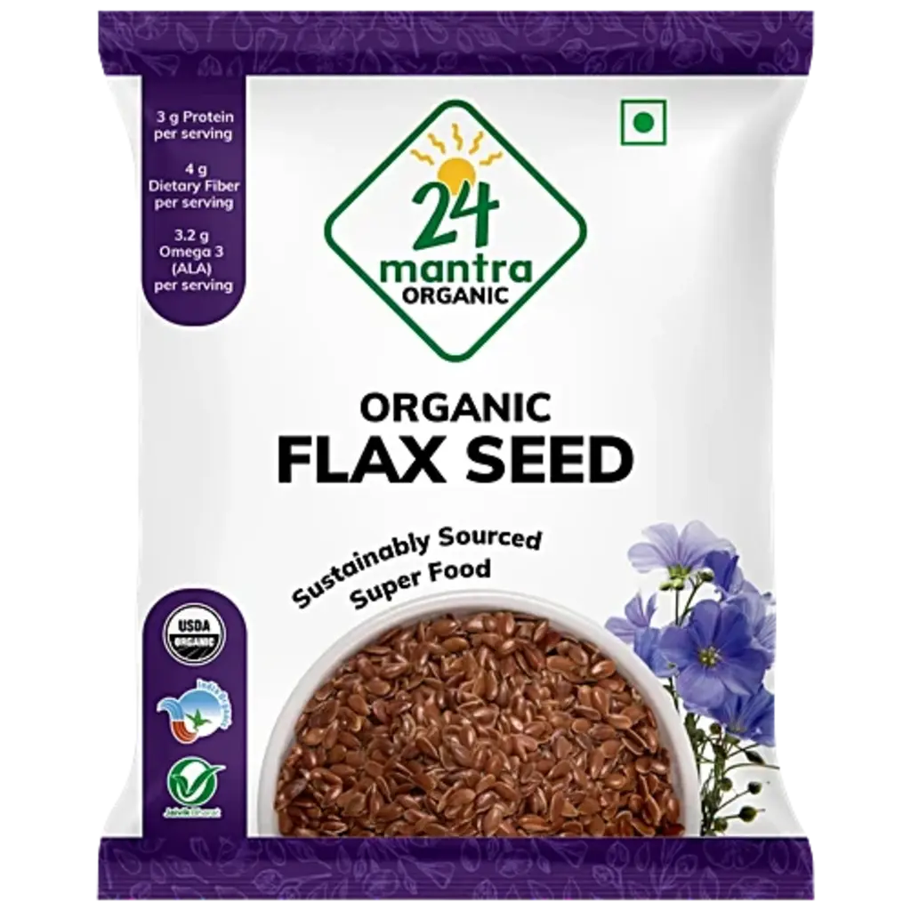 24 Mantra Organic Flax Seeds