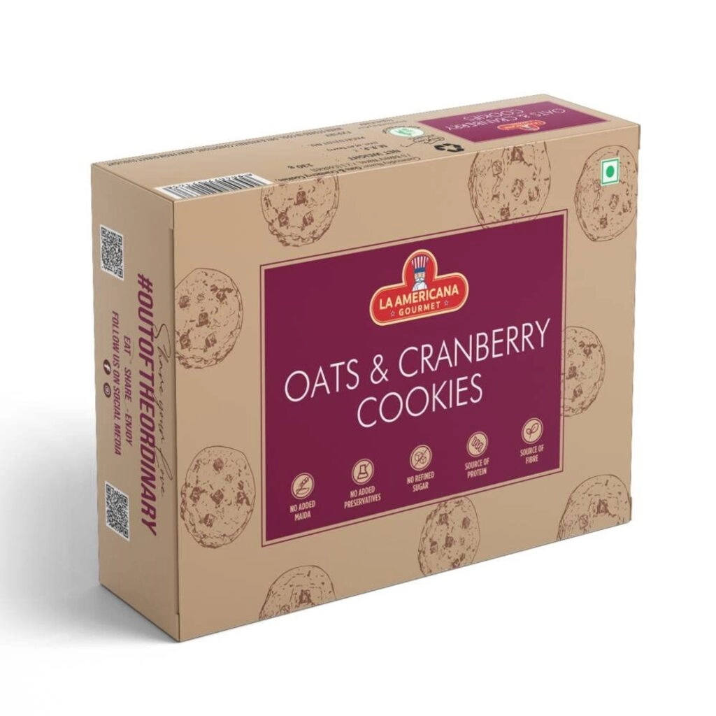 LA Americana Oats & Cranberry Cookies