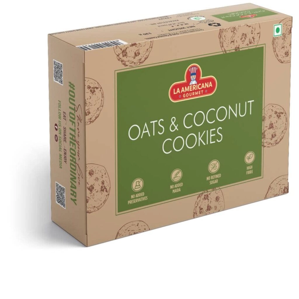  LA Americana Gourmet Oats & Coconut Cookies