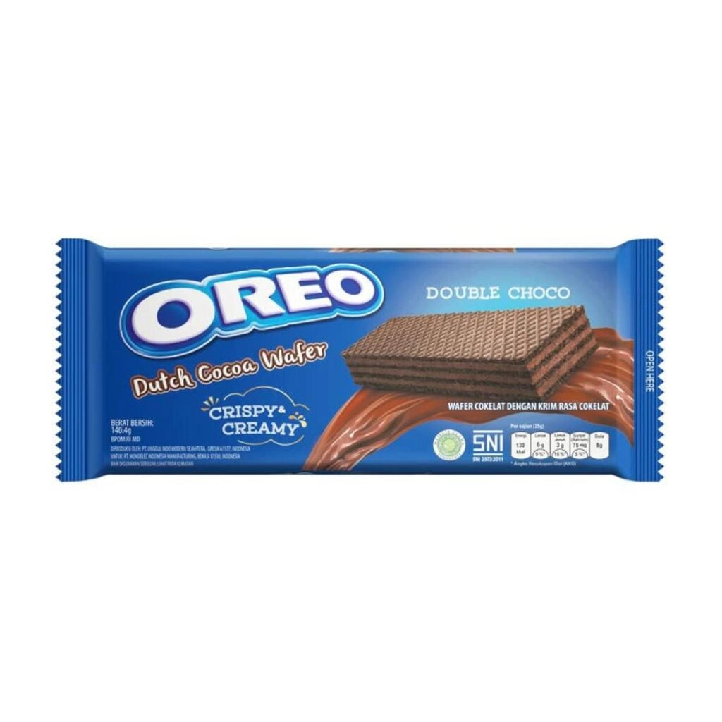 Oreos Double Chocolate Dutch Cocoa Crispy Wafer Biscuit