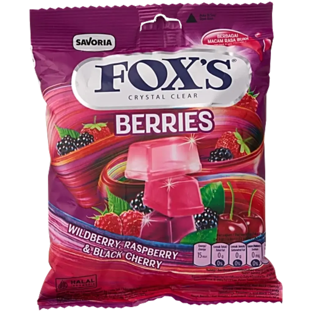 Fox's Crystal Clear Berries Flavoured Candy