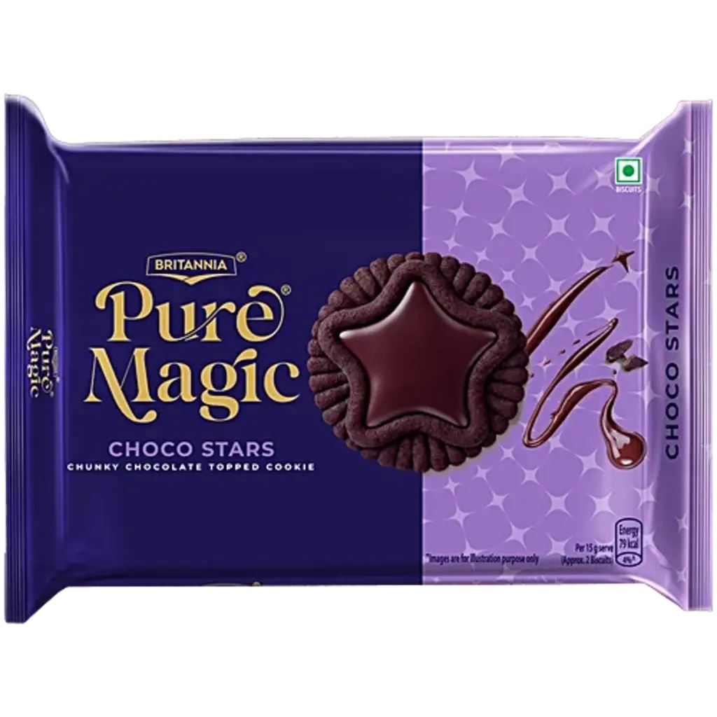 Britannia Pure Magic Choco Stars Cookies