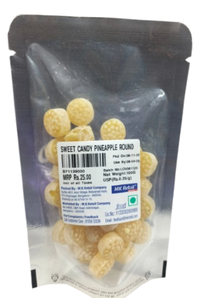 Sweet Candy Pineapple Round