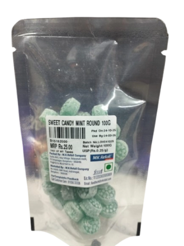 Sweet Candy Mint Round
