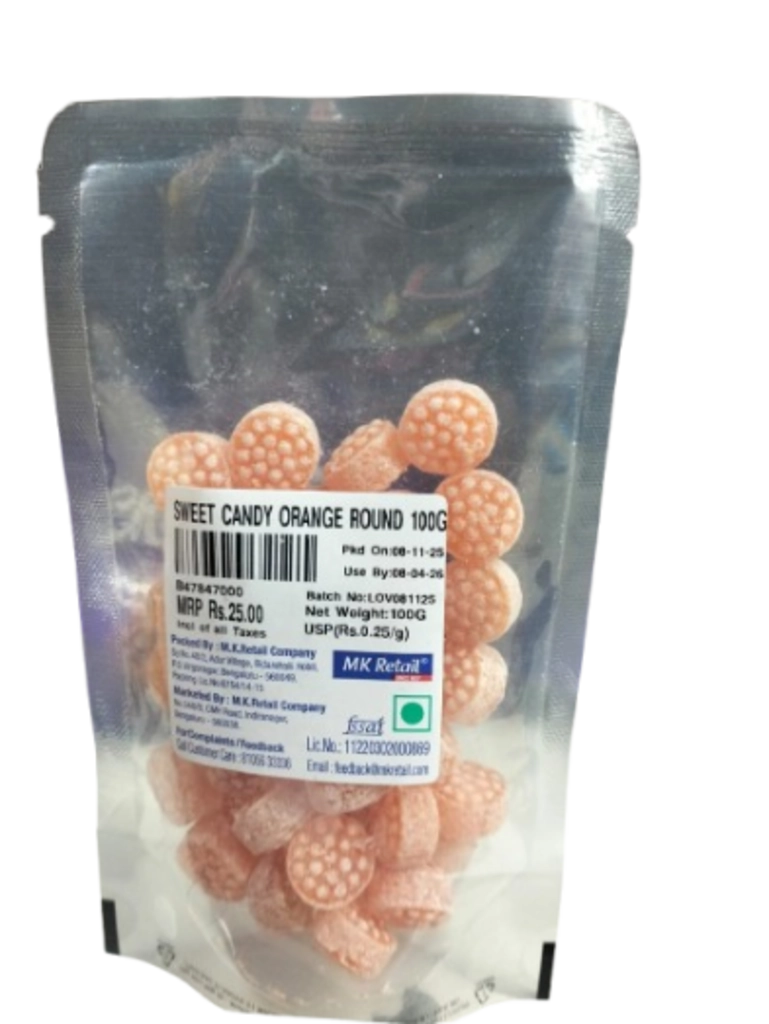 Sweet Candy Orange Round