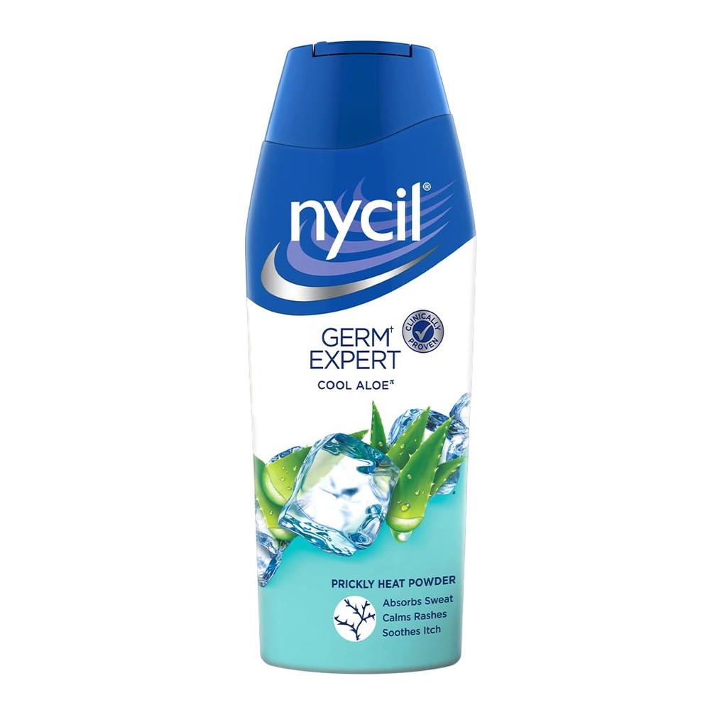 Nycil Germ Expert Prickly Heat Talc Cool Aloe