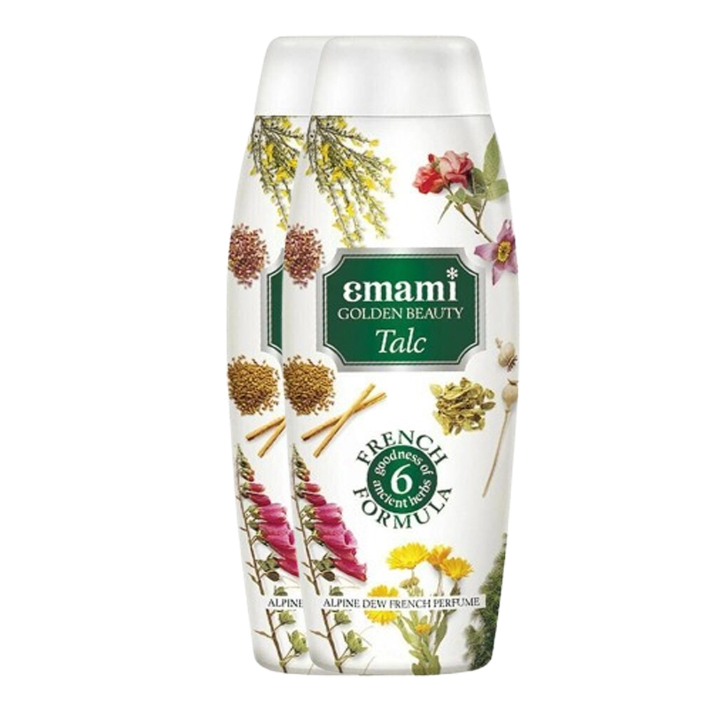 Emami Talc Alpine Dew French Perfume Twin Pack