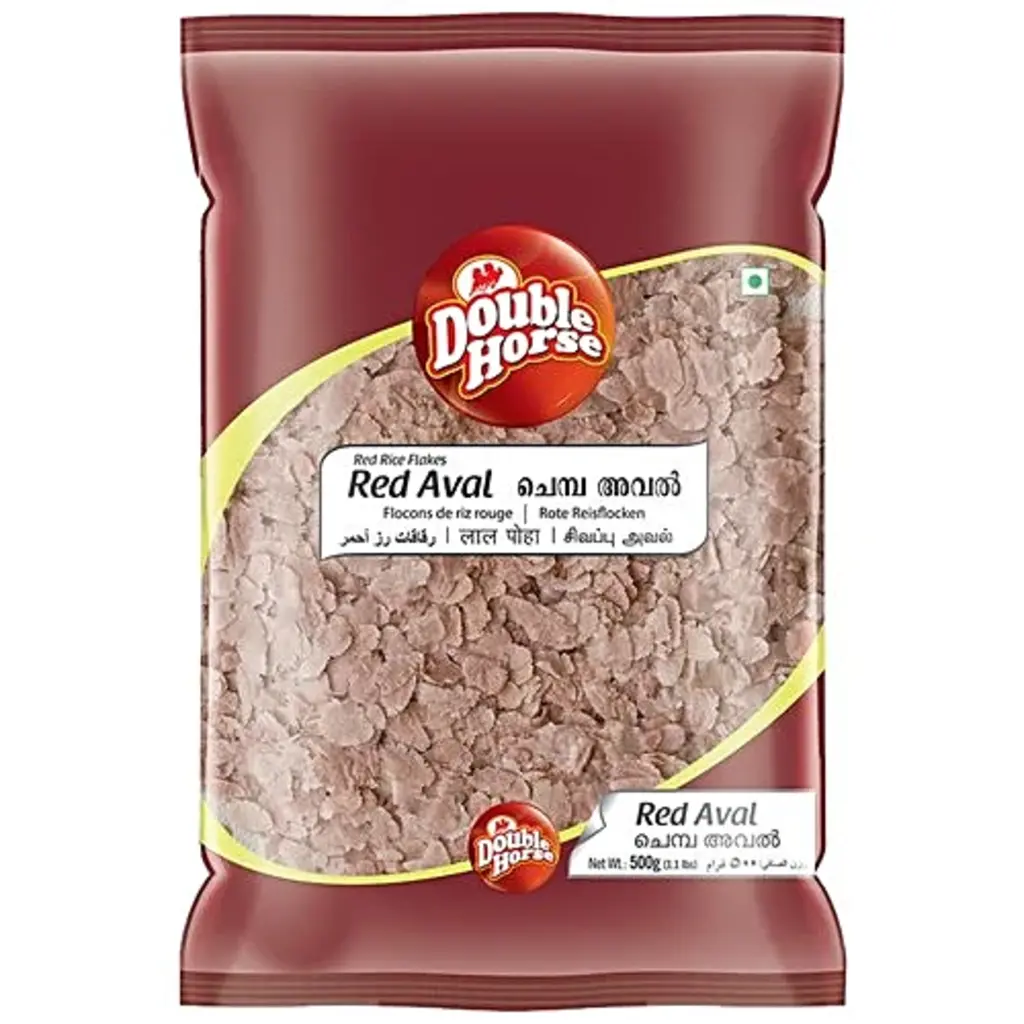 Double Horse Aval - Red