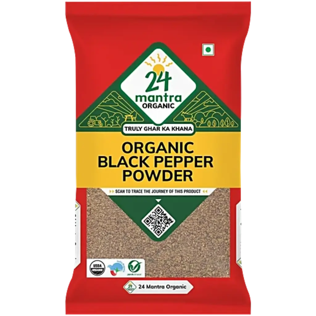 24 Mantra Organic Black Pepper Powder