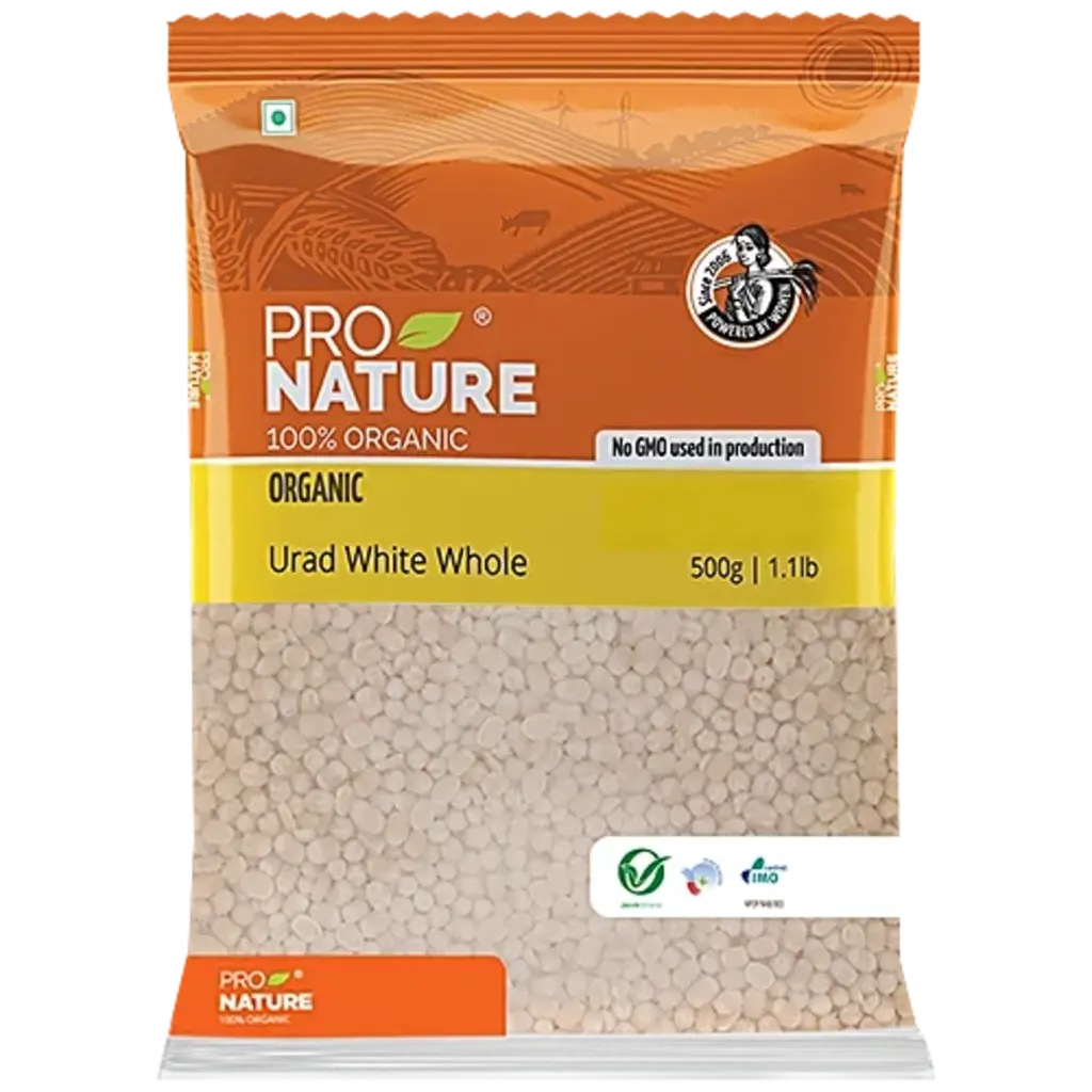 Pro Nature Organic Urad - White (Whole)