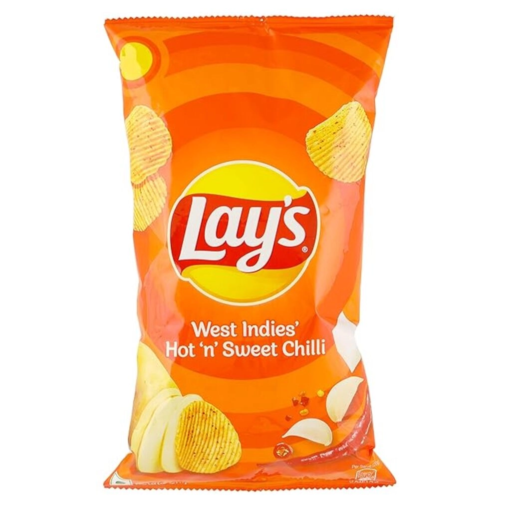 Lay's West Indies Hot and Sweet Crunchy Chilli Chips