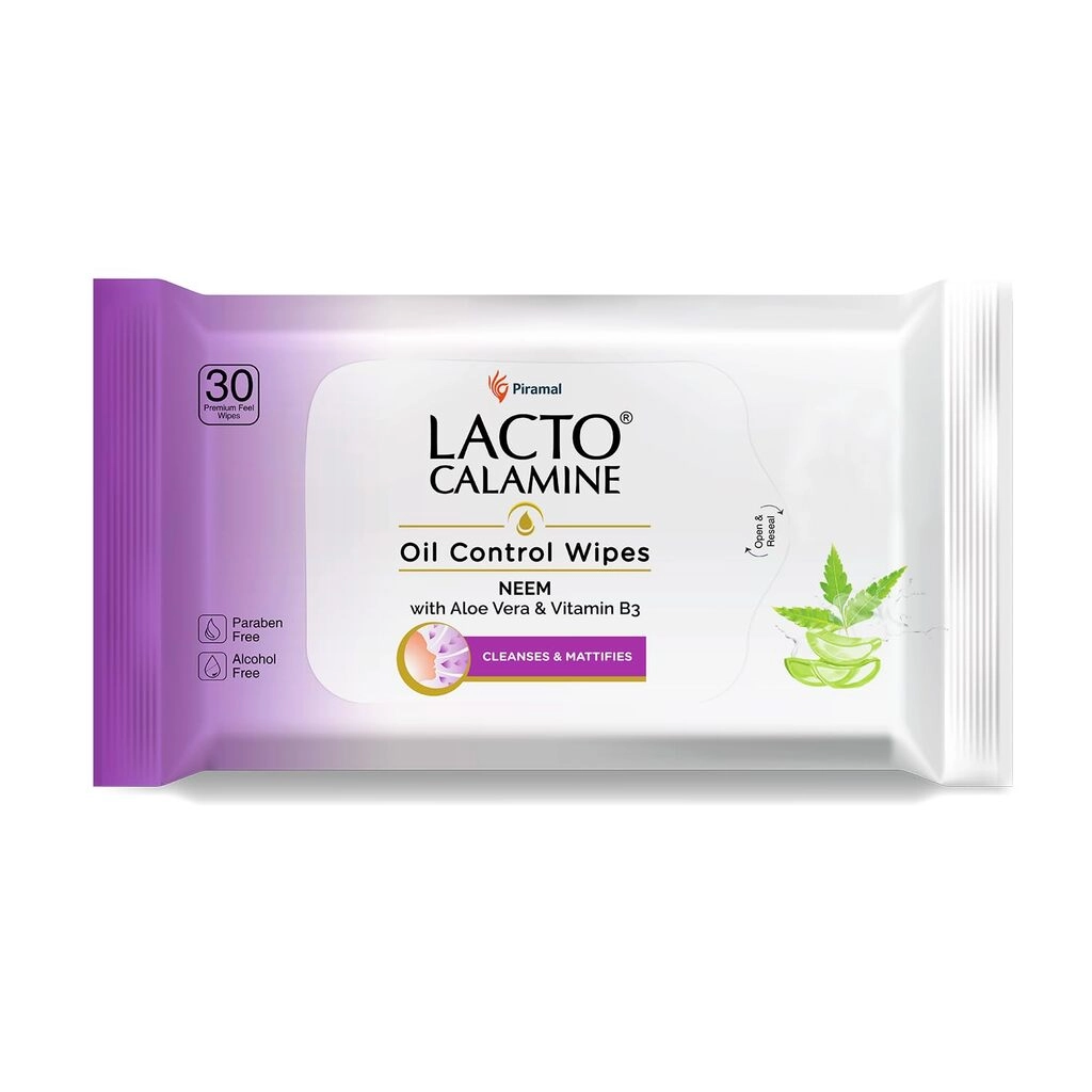  Lacto Calamine Oil Control Face Wipes