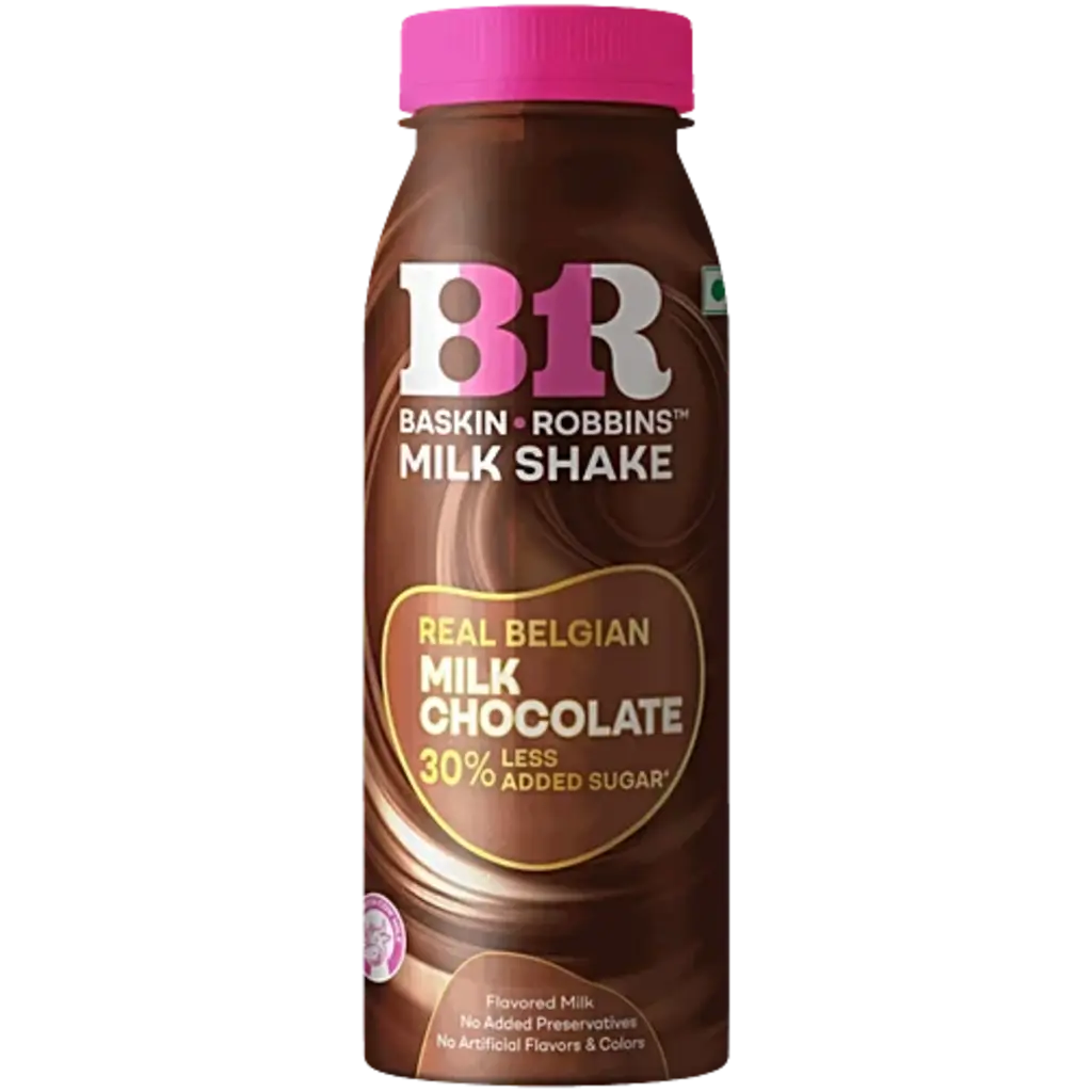 Baskin Robbins Real Belgian Milk Chocolate Milk Shake