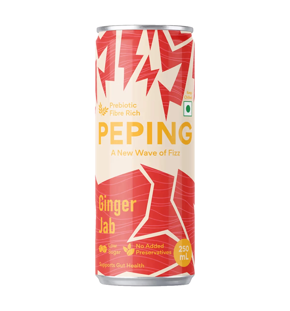 Peping Ginger Jab Prebiotic Digestive Drink
