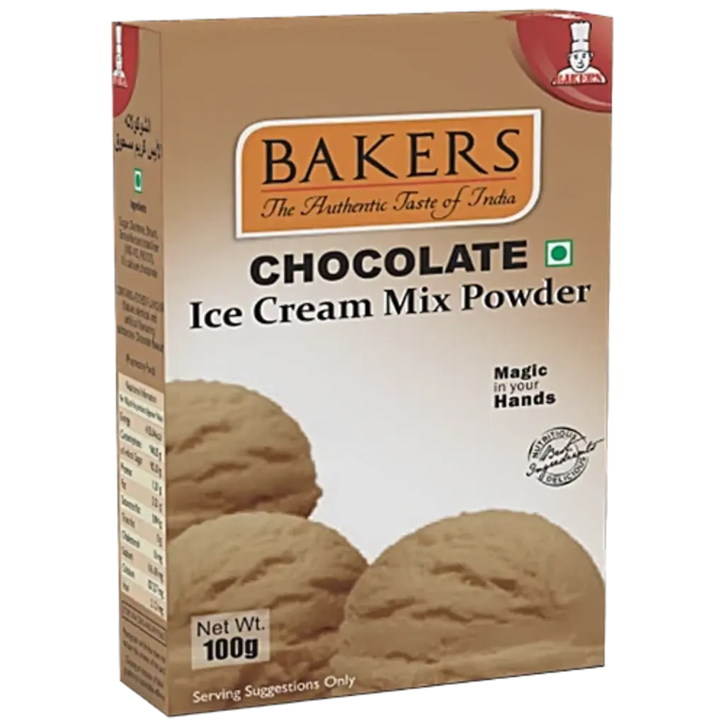 Bakers Ice Cream Mix Powder - Chocolate Flavour