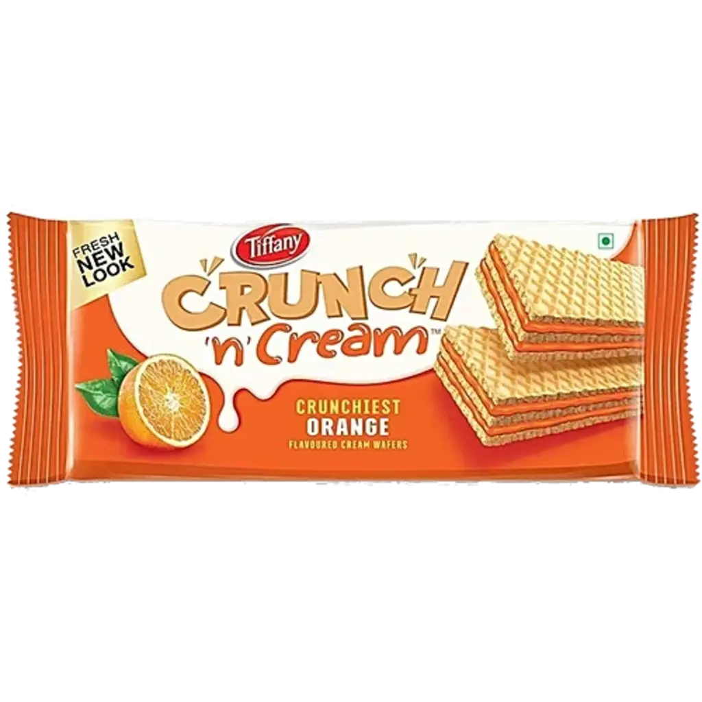 Tiffany Crunch N Cream Orange Wafers