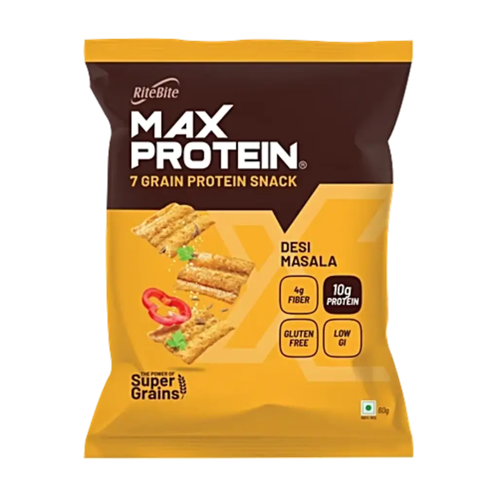 RiteBite Max Protein Chips Desi Masala