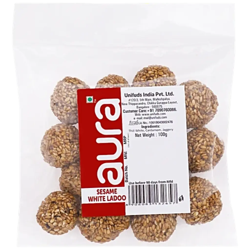 Aura White Sesame Ladoo