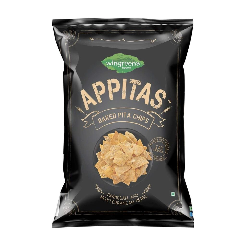 Appitas Pita Chips Parmesan And Mediterranean Herbs