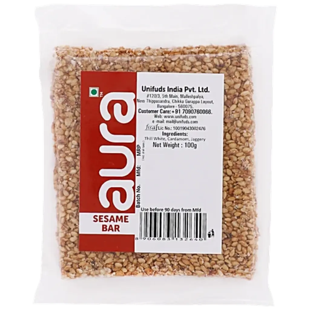 Aura White Sesame Bar