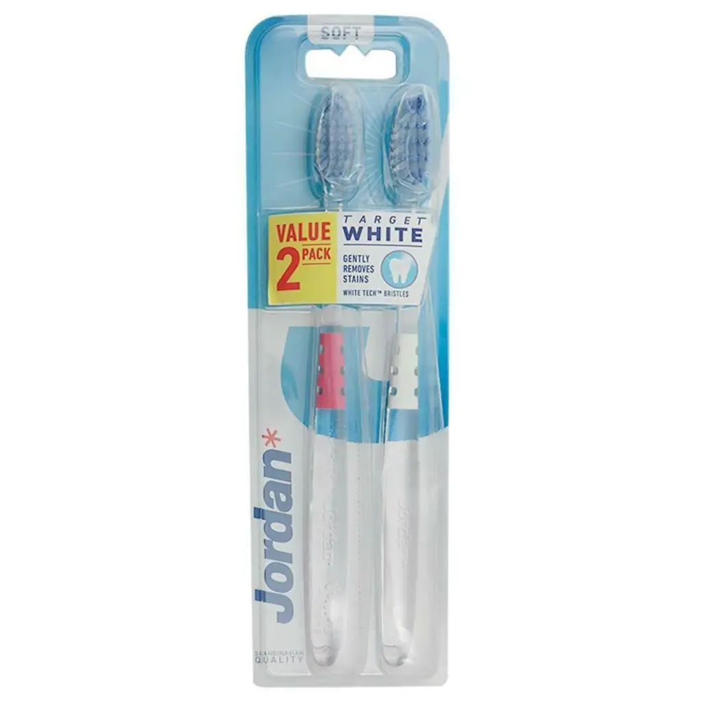 Jordan Target White Soft Toothbrush 