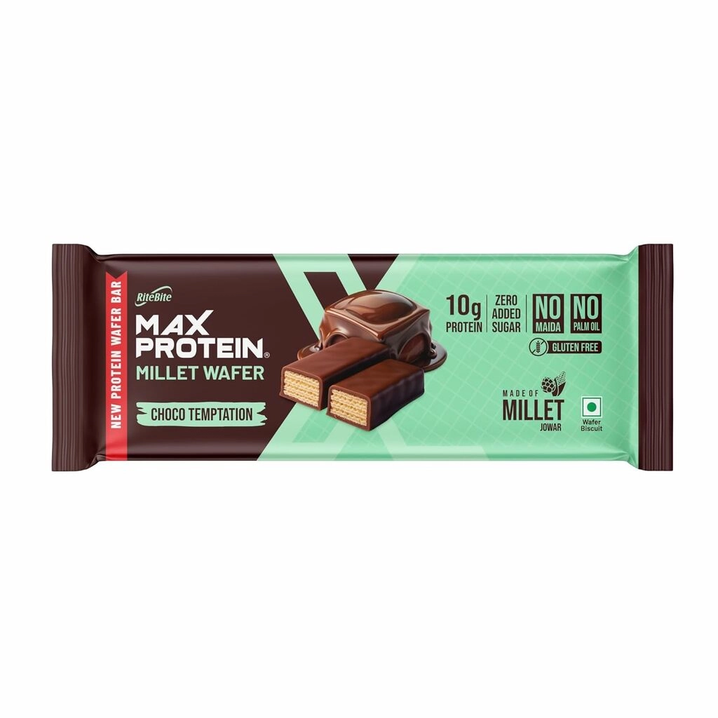 Ritebite Max Protein Millet Wafer Choco Temptation Bar