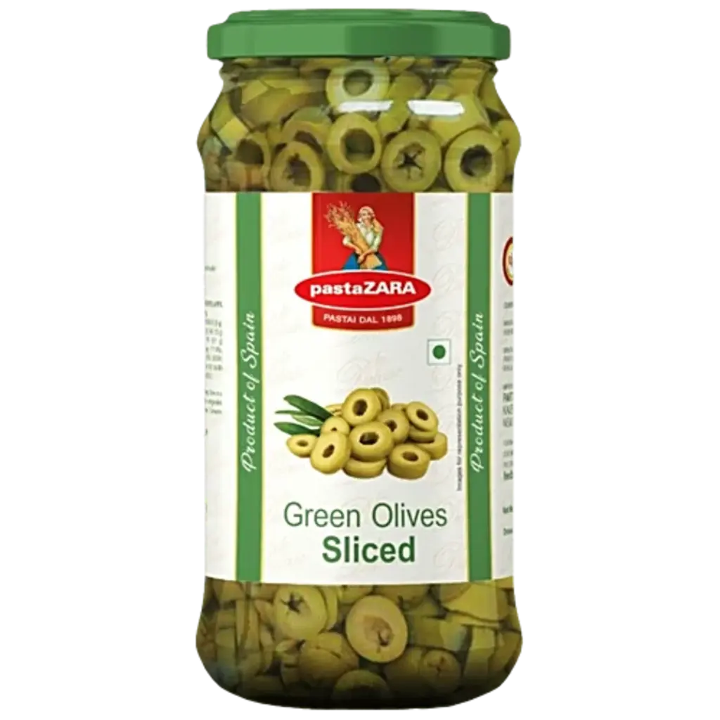 Pastazara Green Olives Sliced