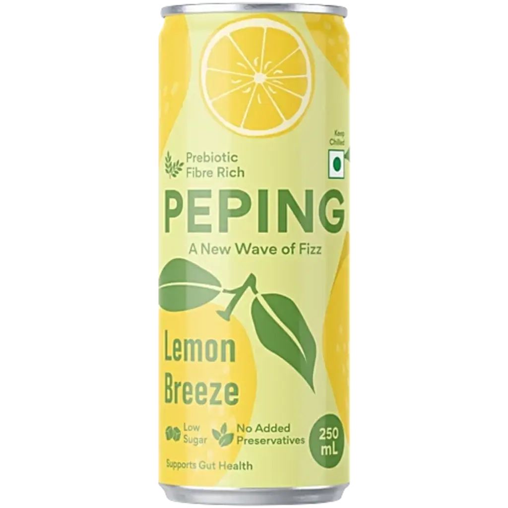 Peping Lemon Breeze Carbonated Fruit Juice Beverage