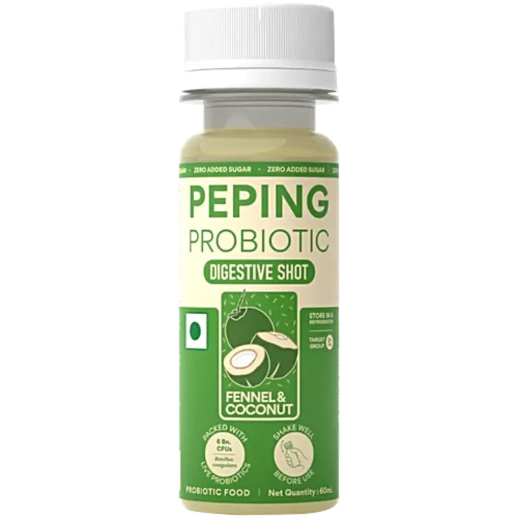 Peping Fennel & Coconut Probiotic Digestive Shot